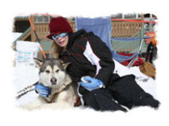Camp Del Corazon Kids Loving Our Sled Dogs